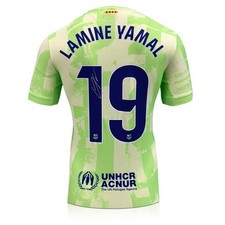 Lamine Yamal Signed 2024-25 Barcelona Third Football Jersey