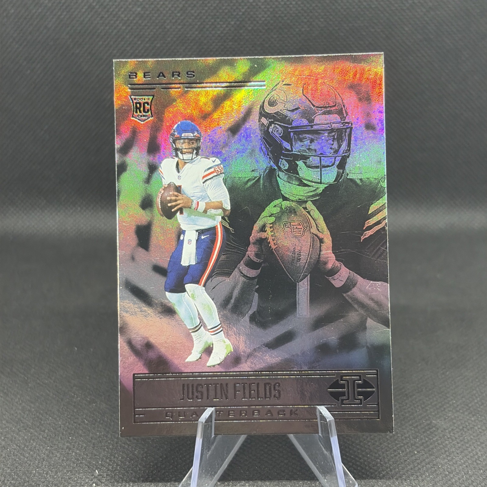 2021 Panini Illusions - #62 Justin Fields (RC) Chicago Bears Jets