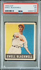 🔥⚾ 1948-49 Leaf #39 Ewell Blackwell – PSA 1.5 Vintage Reds Pitcher 🔥
