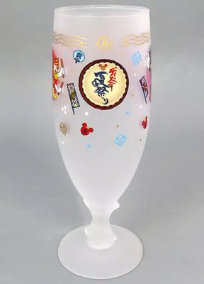 Disney Summer Festival/Frosted Collectible Glass Disney Ambassador Hotel 18cm
