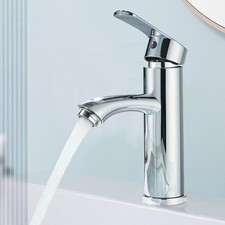 Rubinetto bagno lavabo miscelatore cromato cascata monocomando bidet lavello