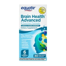 Equate Brain Health 6-Function Cps 30ct vs Neuriva®