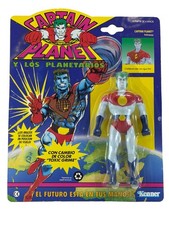 CAPTAIN PLANET COLOR CHANGE TOXIC GRIME MOSC TIGER ELECTRONICS KENNER VERY GOOD