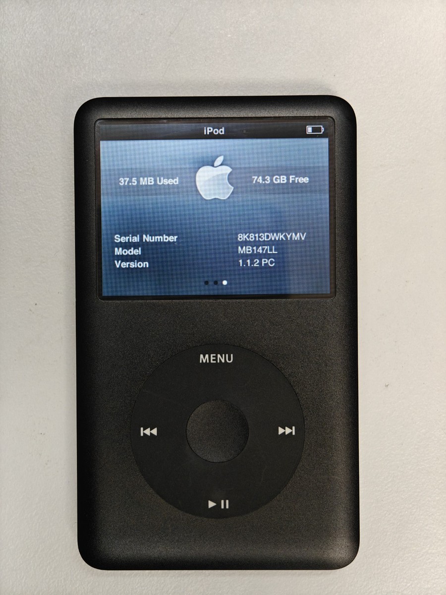 iPod Apple 80GB Classic A1238 Generation - classic 6th Black