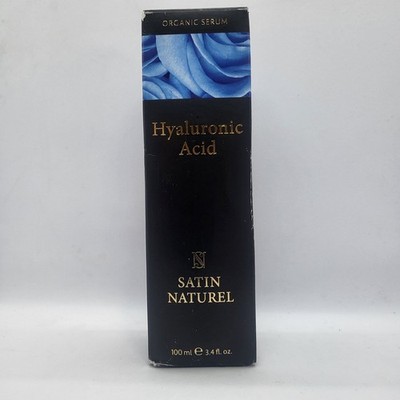 Satin Naturel Organic Hyaluronic Acid Face Serum 100ml Brand New Damaged Box