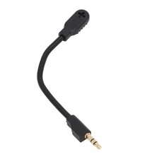 Replacement Game Mic with Foam Cover 3.5mm Jack Noise Cancelling Detachable