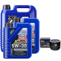 MotoröL Set High Tech 5W-30 Liqui Moly 7 Liter + ÖLfilter FüR Fiat Ducato 2.3