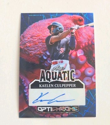 KAELEN CULPEPPER 2025 LEAF OPTICHROME AQUATIC LAZER 1/1 AUTO