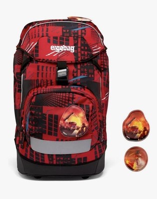 ERGOBAG PRIME FIRE - ELEMENTARY SCHOOL BACKPACK Firefighters Water Repellent 20 litres