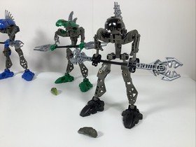 Lego Bionicle Rahkshi Lot of 5 Complete Sets +4 Kraatas -No Manual /No Canister-