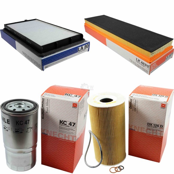 Mahle Kraftstofffilter KC 47 Innenraum LA 80 Luft LX 467/1 ÖLfilter OX 126D-image