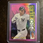 2026 Topps Series 1 Aaron Judge PROFILES by Ken Griffey Jr. Pink Foil. #TP-18 SP