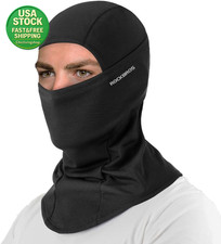 Cold Weather Balaclava Ski Mask Windproof Thermal Neck Warmer Black