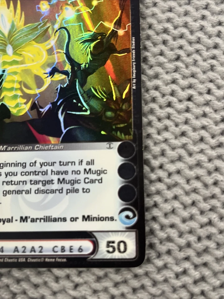 NM Chaotic Milla'iin Foothold Commander Alliances Unraveled Super Rare 69/200 - Image 3 of 4