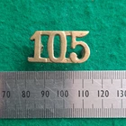 WW1 British Colonial India 105th Mahratta Light Infantry Shoulder Title Badge