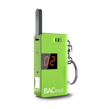 Bactrack Keychain Breathalyzer Green Ultra-Portable Pocket Keyring Alcohol