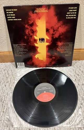 Dokken - Under Lock And Key Vinyl LP Album 1985 Hair Metal “In My Dreams” - Picture 2 of 6