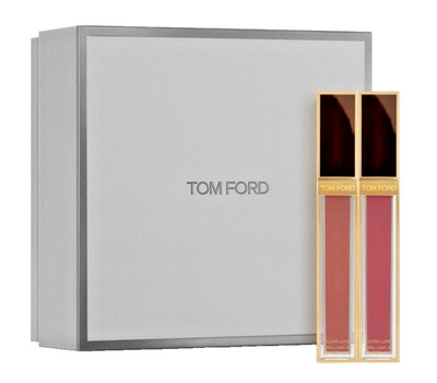 Tom Ford Lipgloss Luxe Duo Gift 08 Inhibition & 22 Sunshine Pink .19 fl oz/5.5ml