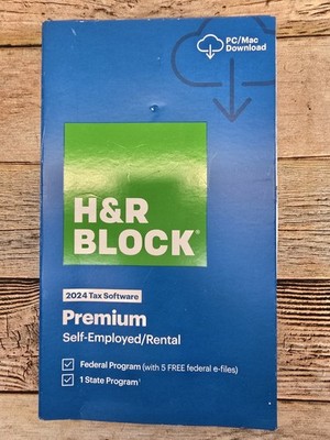 H&R Block Tax Software Premium 2024 - Dettagli Per PC/MAC, Attivazione Veloce