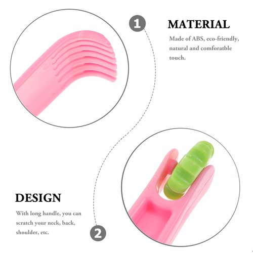 2 Pcs Back Scratcher Itch Rake Massager for Kids Man Tools Hand - Picture 4 of 12