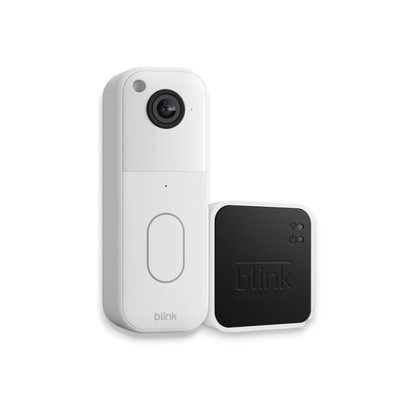 Blink Video Doorbell 2nd Gen with Two Year Battery Life and Sync Module 2 White
