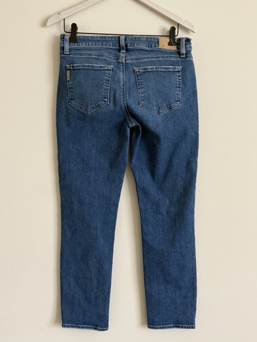 Paige Brigitte Medium Wash Crop Jeans Comfort Women’s Size 27 - Picture 5 of 12