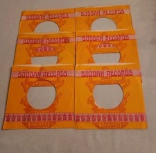 45 RPM 7" RECORD SLEEVES CO. SLEEVE 6 PACK SEE PHOTOS Buddah Records SLV319