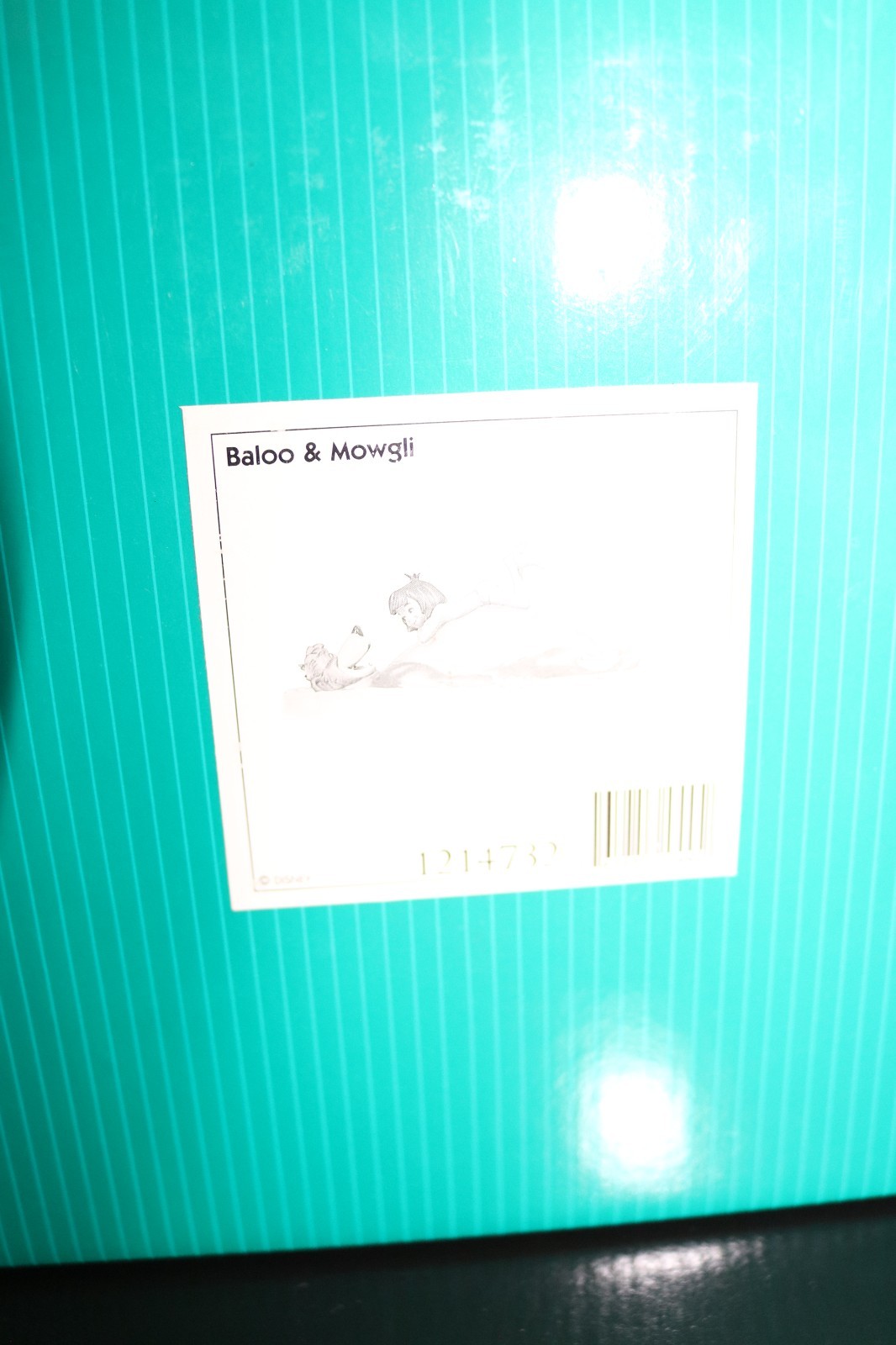 WDCC The Jungle Book’s Baloo & Mowgli “Jungle Harmony” w/ Lithograph New in Box