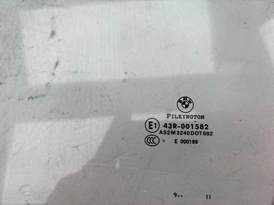 2007-2012 Bmw 328I 335I E90 Front Left Driver Side Door Window Glass Oem - Image 4 of 4