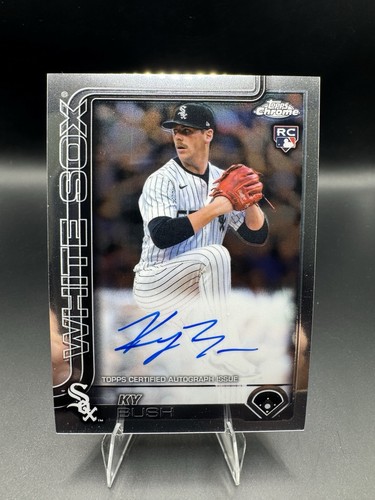 Ky Bush 2025 Topps Chrome AUTO Rookie Card SP Chicago White Sox RC