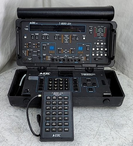TTC T-Berd 224 PCM Communications Analyzer W/Keypad +7 Options SEE NOTES