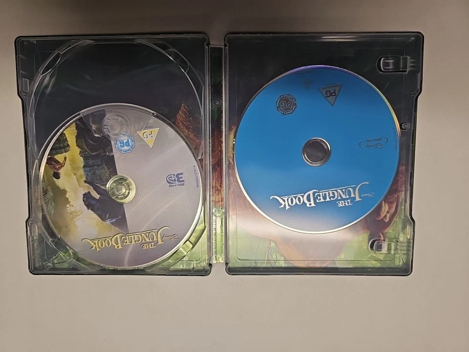 Disney The Jungle Book Blu-ray 3D - Zavvi Steelbook - Region A B C Foto 4 de 4
