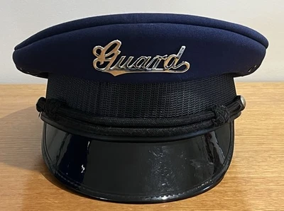 VINTAGE QLD RAIL GUARD TRAIN CREW HAT CAP BRISBANE MADE QR RAILWAY UNIFORM 57 - Image 1 of 4