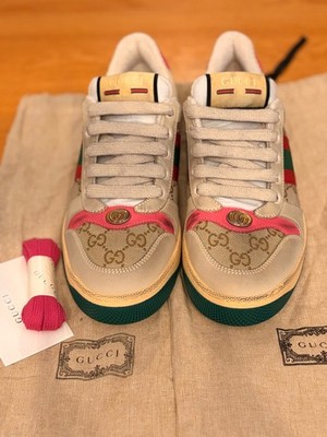 gucci screener damen leder sneaker