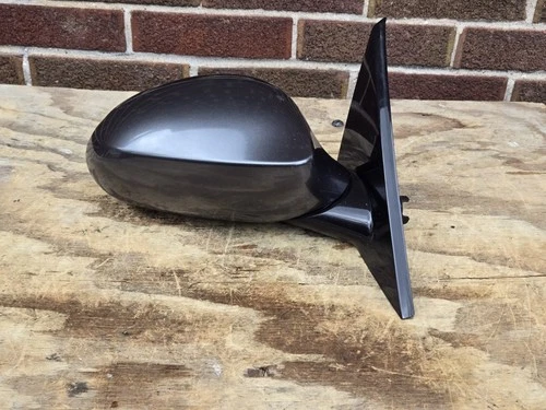 Passenger Side View Mirror Power Heated Folding Fits 08-09 BMW 128i Gray OEM 