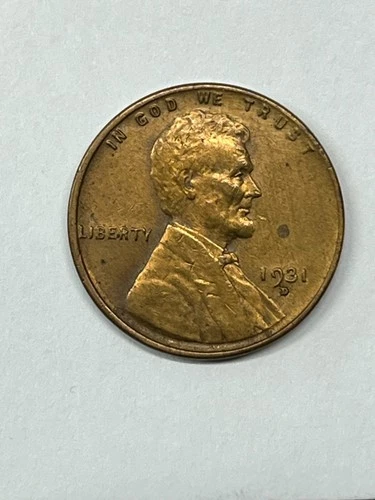1931-D Lincoln Wheat Cent Penny XF "Coin Pictured is the Coin you will Receive"