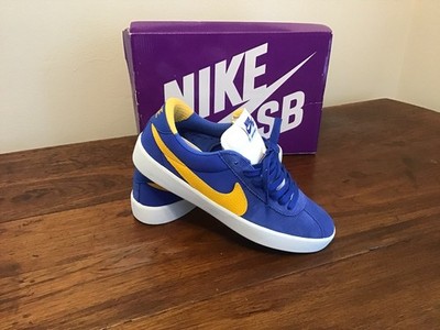 Size 10 - Nike Bruin React SB Game Royal University Gold