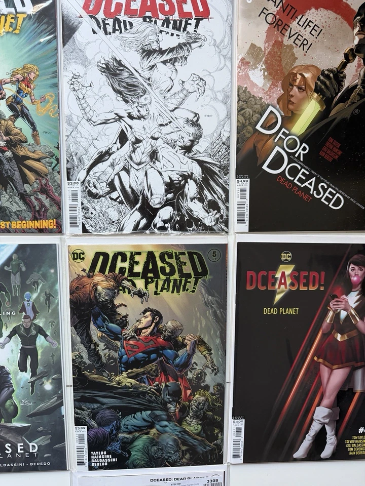 DCEASED: Dead Planet #1 2 3 4 5 6 7 Complete Lot Set NM Some Variants - Image 3 of 4