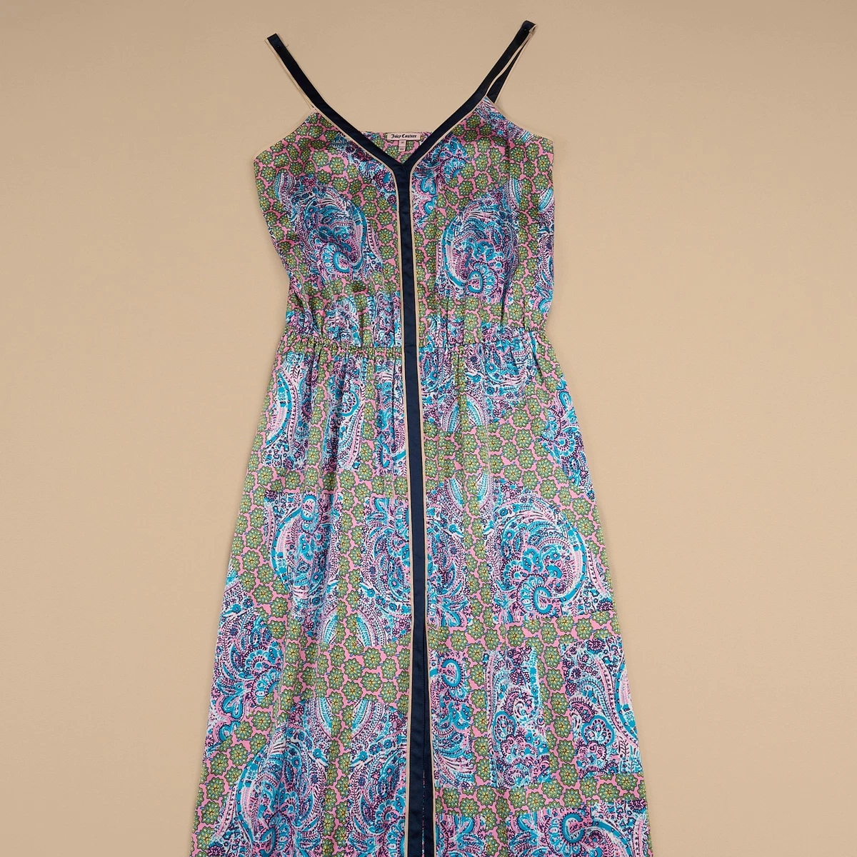 strapless open back dress Jasmine Halter Maxi Dress ~ Champagne Luxe Satin L main image 0