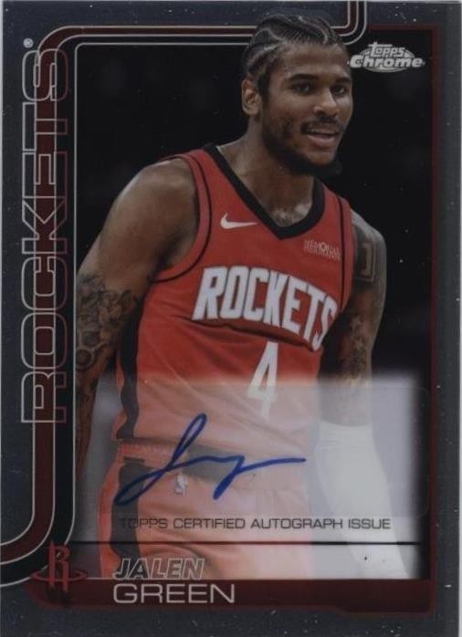 Topps Chrome 2025-26 Jalen Green #TCA-JG for sale | eBay