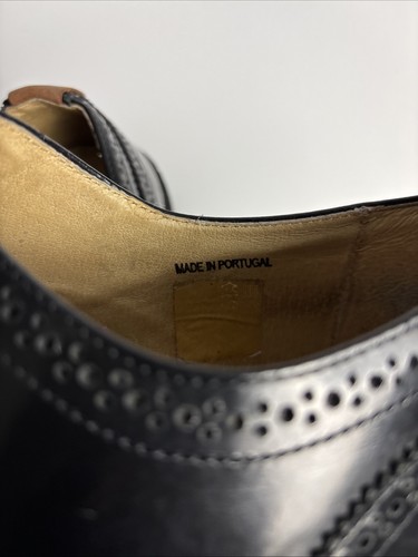 Fred Perry x Drakes Leather Shoes brogues Paisley Men’s Size 8 - Picture 9 of 12