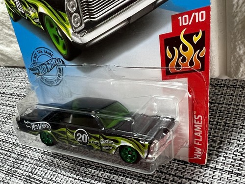 Hot Wheels HW Flames 10/10 '65 Ford Galaxie 221/250 schwarz - Bild 3 von 4