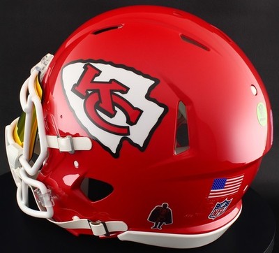 KANSAS CITY CHIEFS NFL Riddell Speed Full Size AUTHENTIC Football Helmet