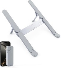 SODI Ultra Compact Foldable Laptop Stand - Portable Laptop Holder for Desk  Tra