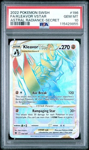 Kleavor VSTAR graded PSA 10 for sale on eBay