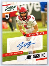 2021 Panini Chronicles Draft Picks Cary Angeline Prestige Xtra Points Signatures