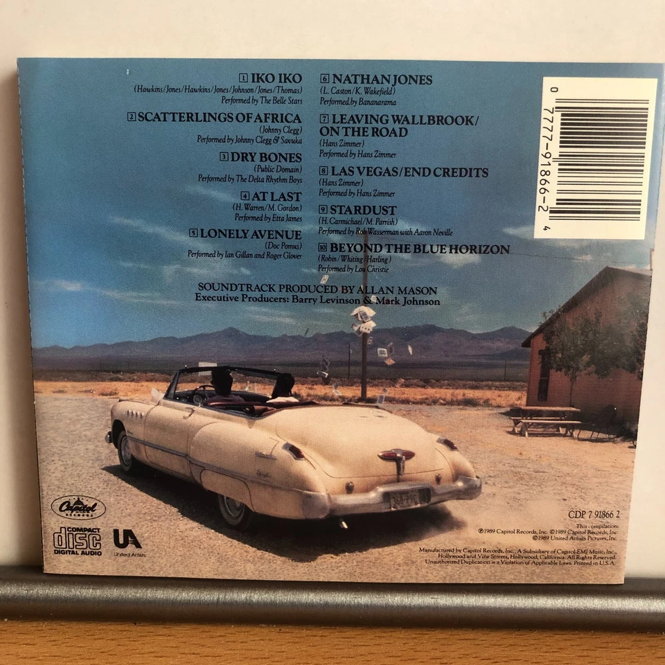 Rain Man - Original Motion Picture Soundtrack - Various Artists - CD 1989 - Bild 2 von 3