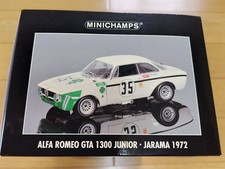 MINICHAMPS Alfa Romeo GTA 1300 Junior Diecast Model Car 1/18 Collectible