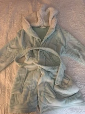 Pink Short Hooded Robe Size M/L