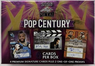 2026 LEAF METAL POP CENTURY HOBBY EDITION FACTORY SEALED BOX